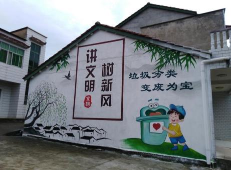 修武墙绘是现在流行的墙体广告