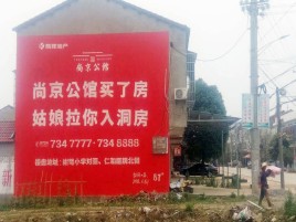 修武墙体广告在乡镇、农村市场的媒体优势