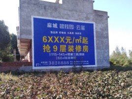 修武品牌公司青睐的墙体广告