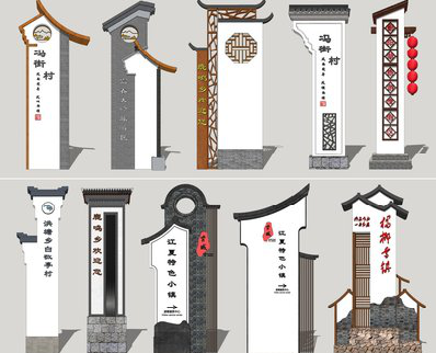 修武美丽乡村标识标牌有哪些分类？